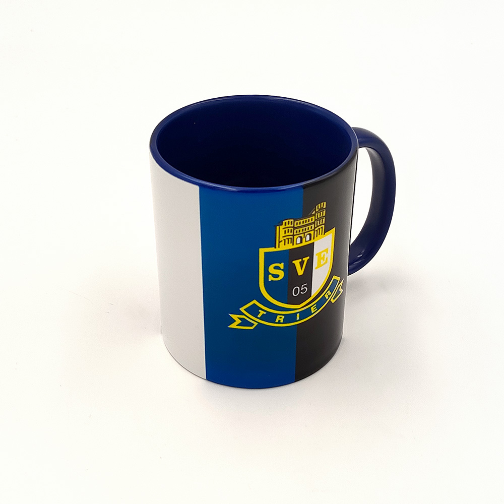 Tasse "Blau, Schwarz und Weiß"